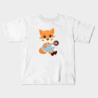 cute fox Kids T-Shirt